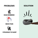 U-Shaped Memory Foam Travel Pillow