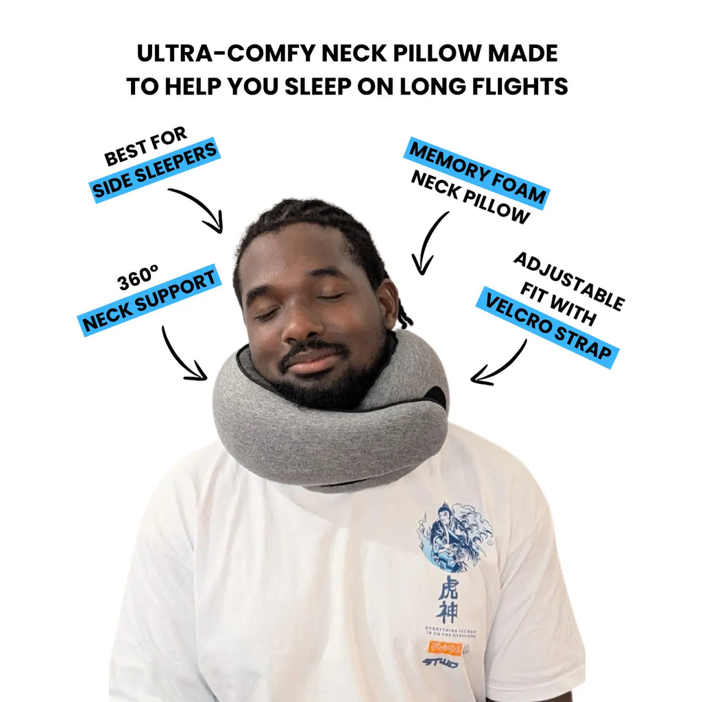 U-Shaped Memory Foam Travel Pillow