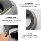 U-Shaped Memory Foam Travel Pillow